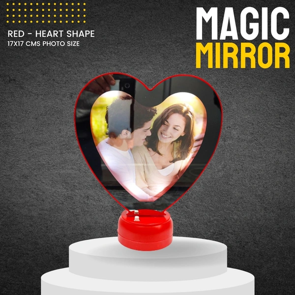 Heart Red Big Magic Mirror