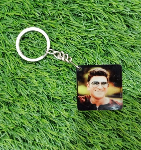 Acrylic Printed Keychain - Square Shape