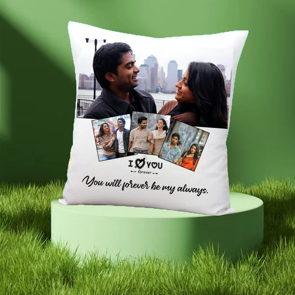 Love Pillow LP03 - 15x15" Inch White Satin Pillow