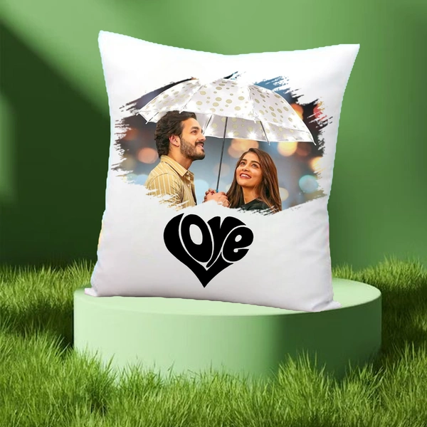 Love Pillow LP04 - 15x15" Inch White Satin Pillow