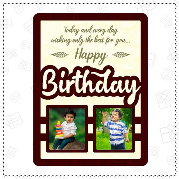 Birthday - 2 Layer MDF Table Frame