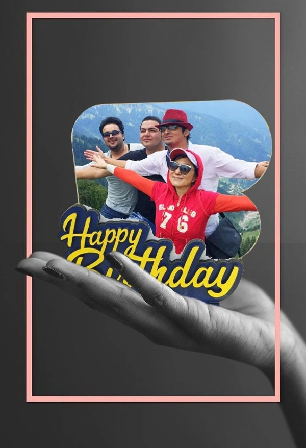 Happy Birthday - SNFLV Table Frame