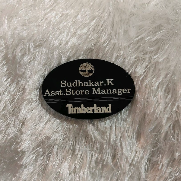 Acrylic Name Badge - Design 003