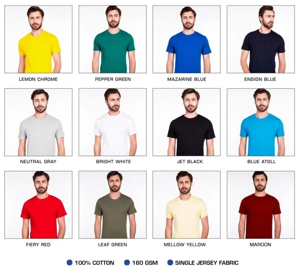 Round Neck - Cotton Tshirts