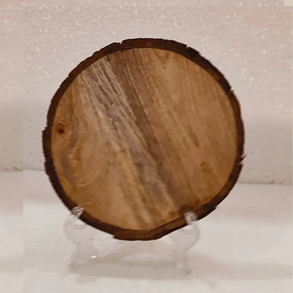6x6" Inch - Natural Round Wood