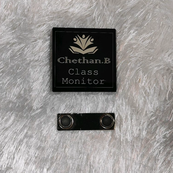 Acrylic Name Badge - Design 007