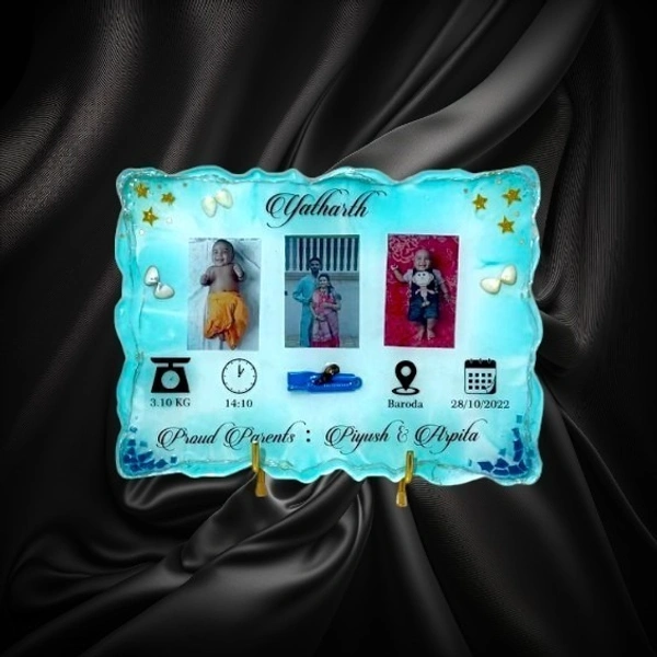 9x12" inch Resin Frame - Baby Keepsake Theme