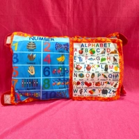 Educational Pillow Book for Kids – ABC, Numbers, Animals Alphabets Learning Cushion - Regular Price