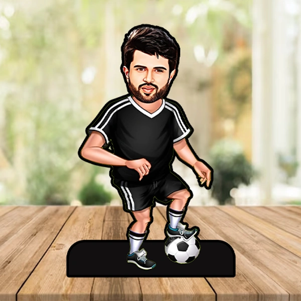 ACC41 - Football Player - Caricature Cartoon Frame