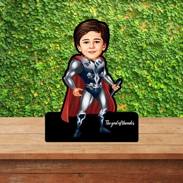 ACC30 -Thor- Kids - Caricature Cartoon Cutout Frame