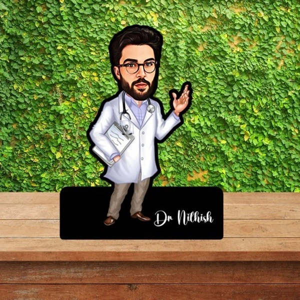 ACC36 - Doctor - Caricature Cartoon Cutout Frame