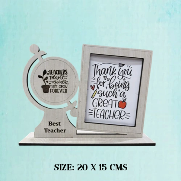 Best Teacher Globe Table Frame