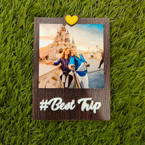 Best Trip - 2 Layer MDF Fridge Magnet