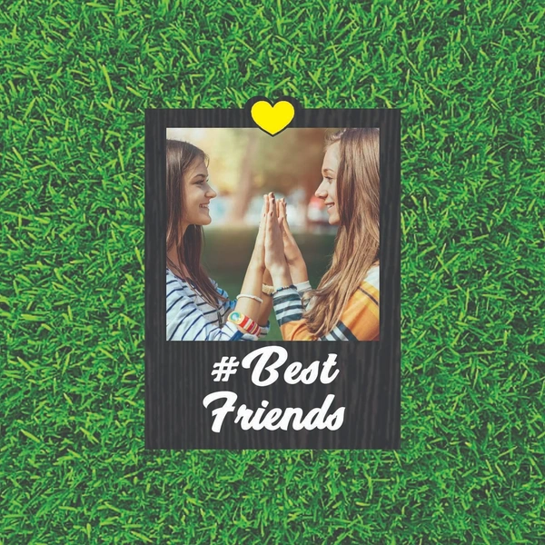Best Friends - MDF Fridge Magnet