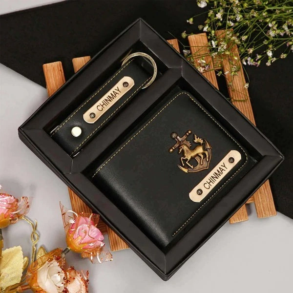 Gents 2 pc Wallet Combo - Black
