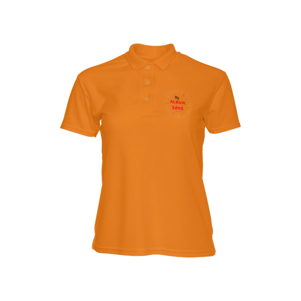 Orange Color T-shirt | Polyester - Half Sleeves - Reva Label