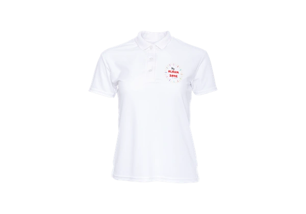White Color T-shirt | Polyester - Half Sleeves - Reva Label