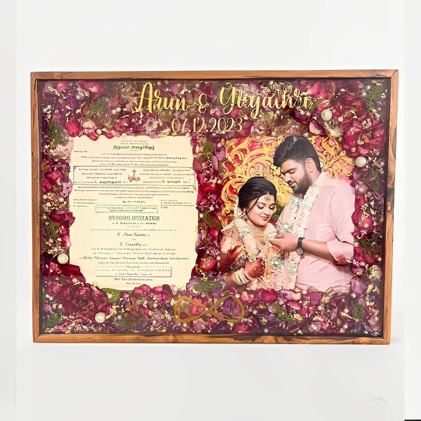 12x16" Inch - Resin Wooden Box Frame