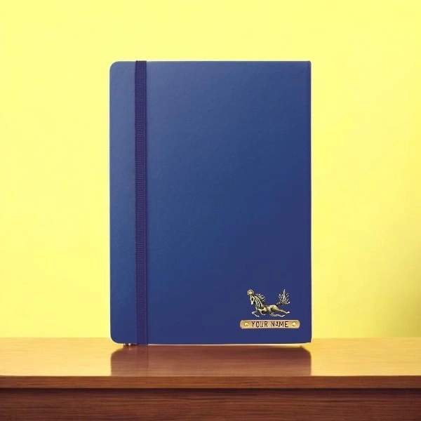 Lined Journal Notebook Diary - Blue Color