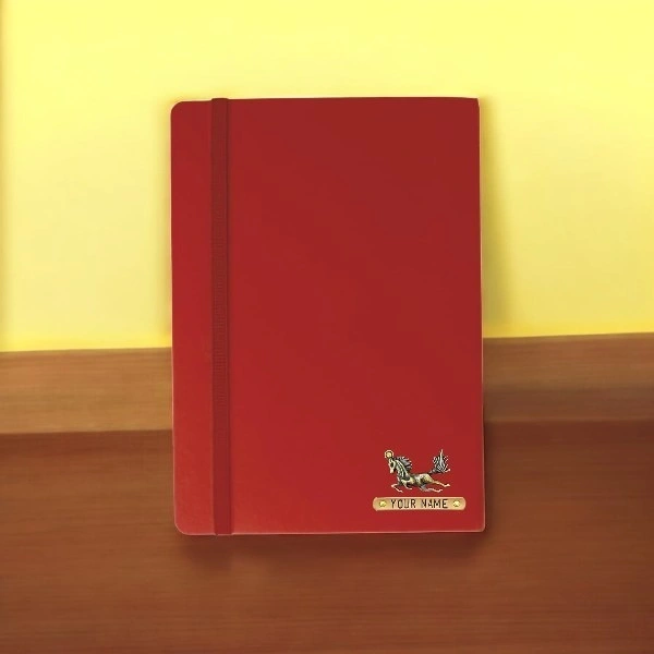 Lined Journal Notebook Diary - Red Color