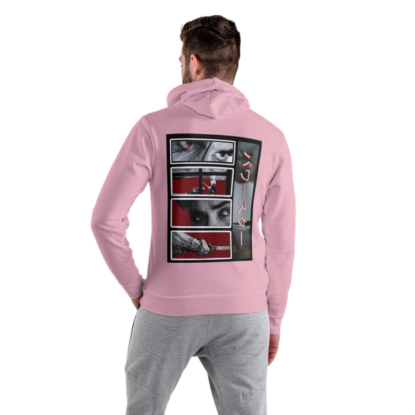 Pink Color Hoodie with Cap - OG019