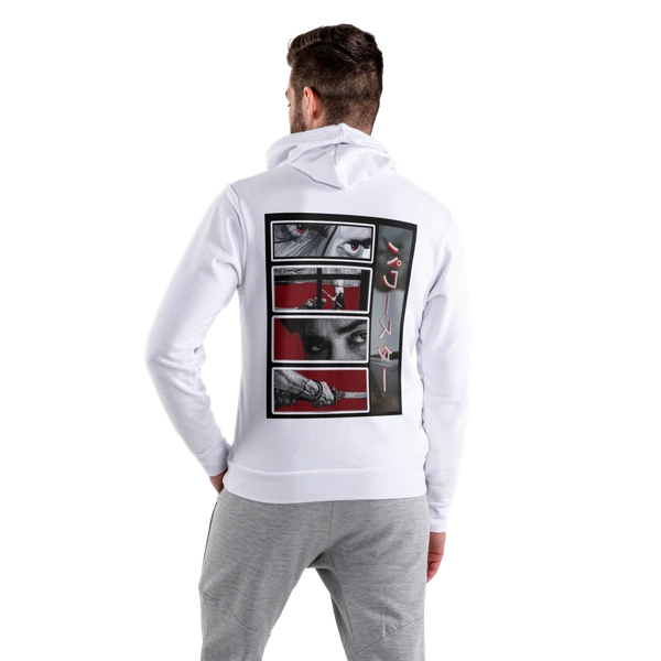 White Color Hoodie with Cap - OG021