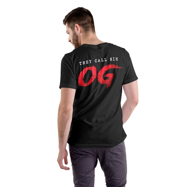 OG - Black Polyester Tshirt - OG003