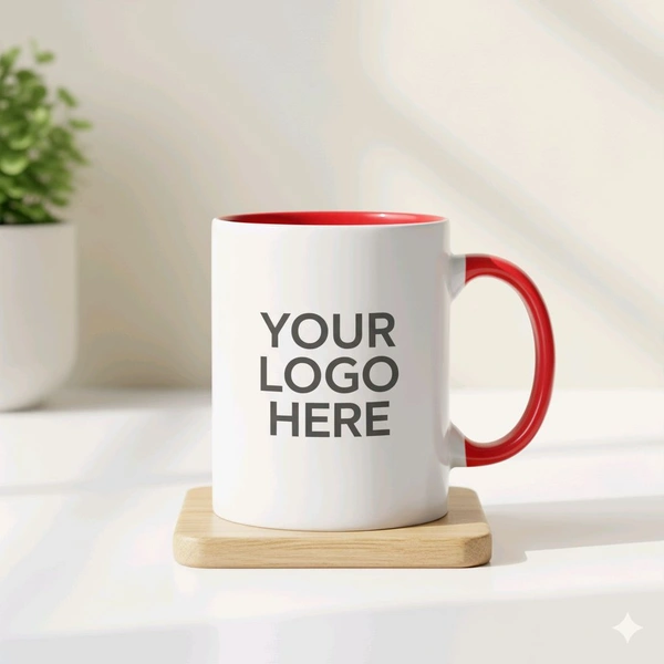 3 Tone - Red - Inner & Handle Color Mugs