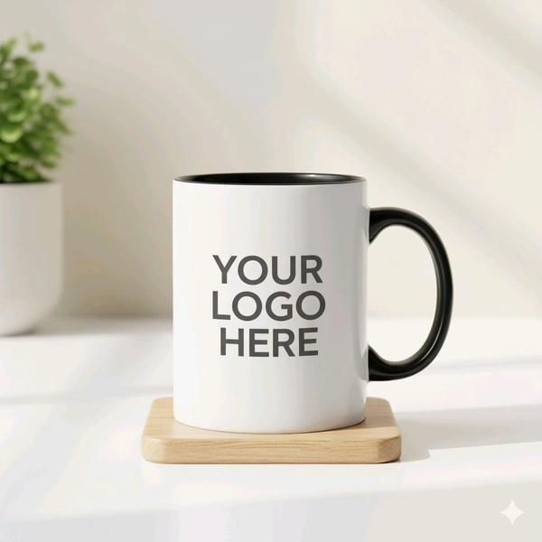 3 Tone - Black - Inner & Handle Color Mugs