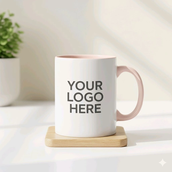 3 Tone - Light Pink - Inner & Handle Color Mugs