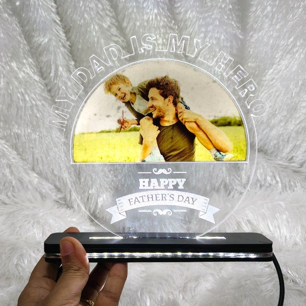 My Dad Is My Hero - Single LED 