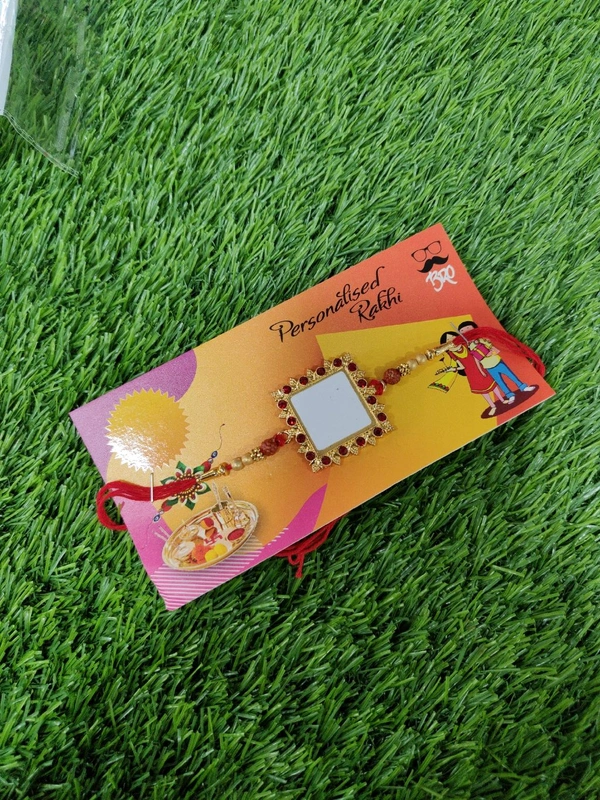 2010 - Metal Photo Printed Rakhi