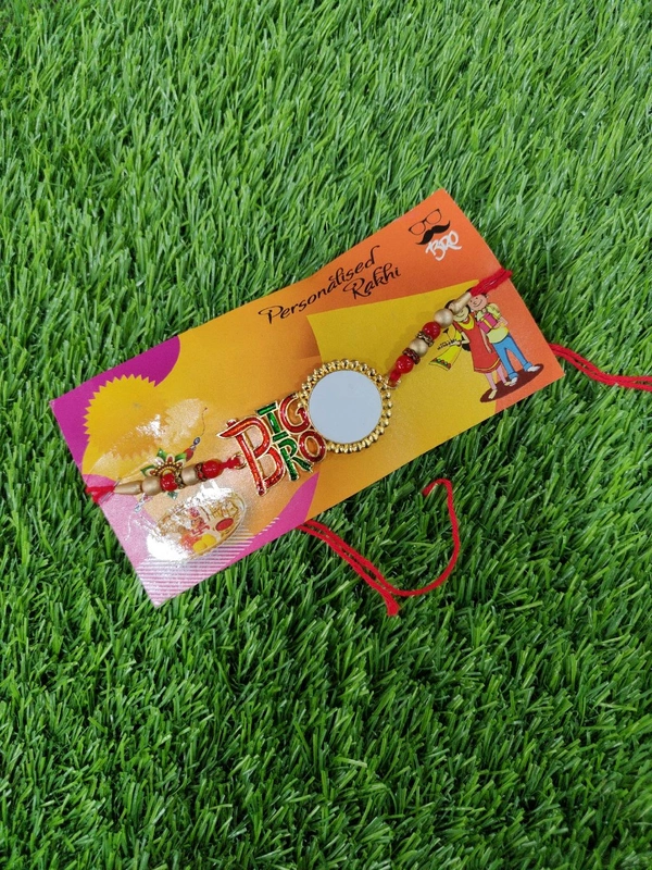 M24 - Metal Photo Printed Rakhi