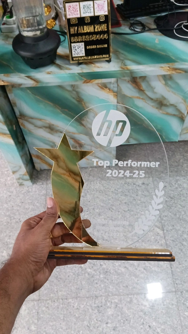 Acrylic Memento / Trophy (MWM-07) 