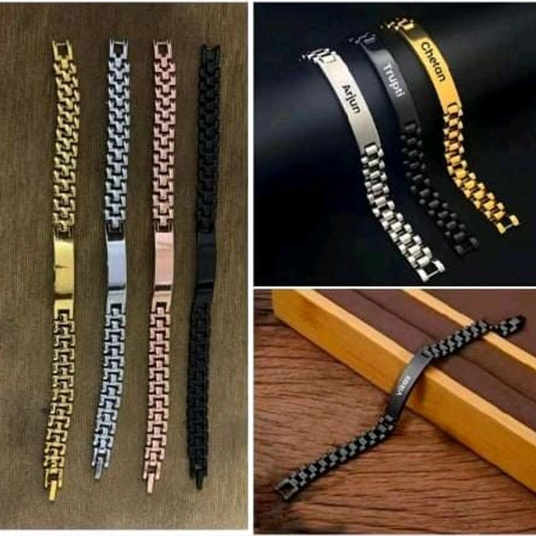 Rome Bracelet with Name Engraving