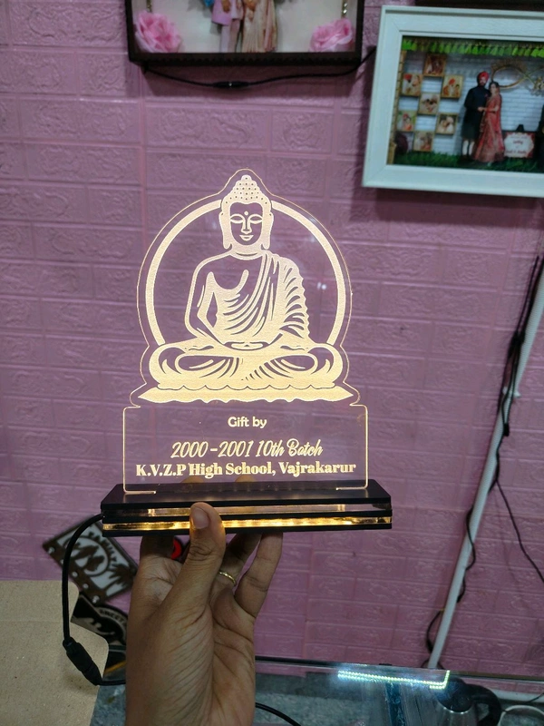 Buddha - 3D Illusion Acrylic Lamp