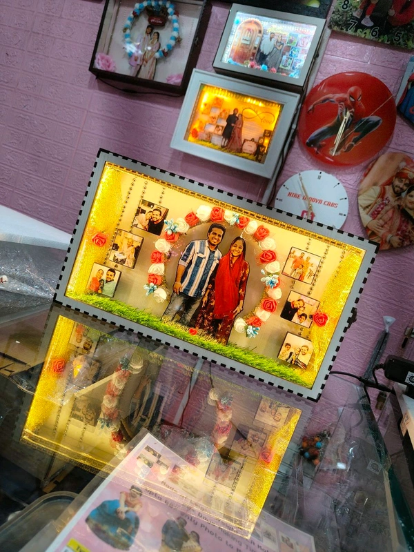 Miniature Memory Frame 8x14 Inches Size 