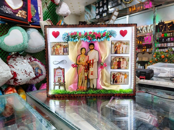 Wedding Miniature Gift Frame - 12x5 Inches 