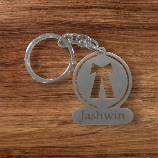 Lawyer - Steel Keychain with Name Engraving