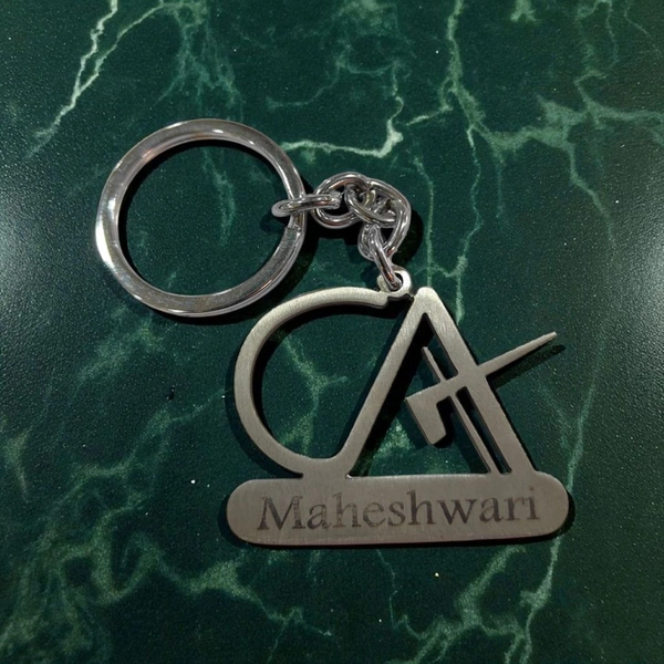CA - Steel Keychain with Name Engraving