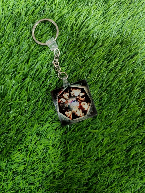 Acrylic Keychain -square,Heart,Circle, Rectangle