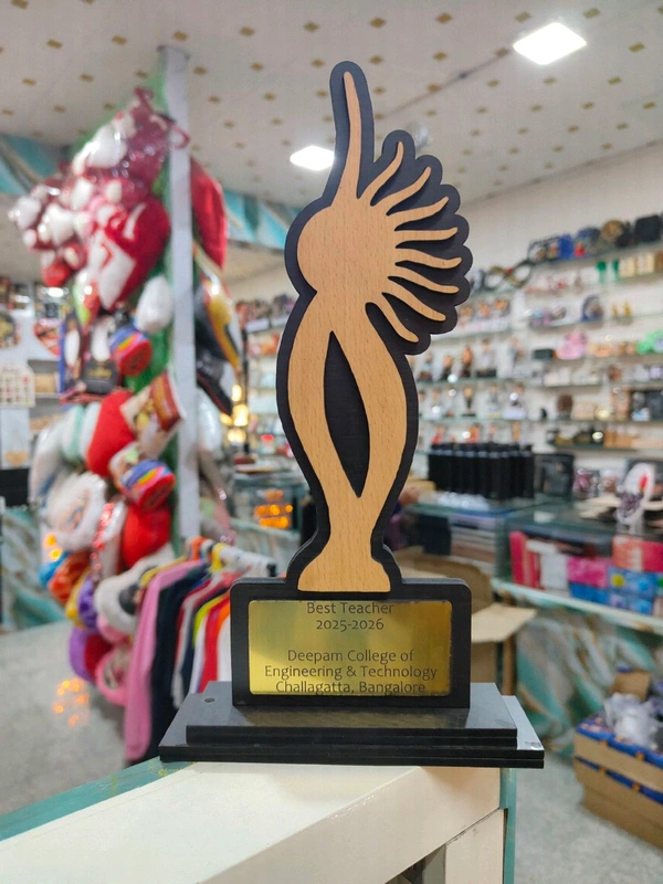 MDF Wooden Memento / Trophy (MWM-08)