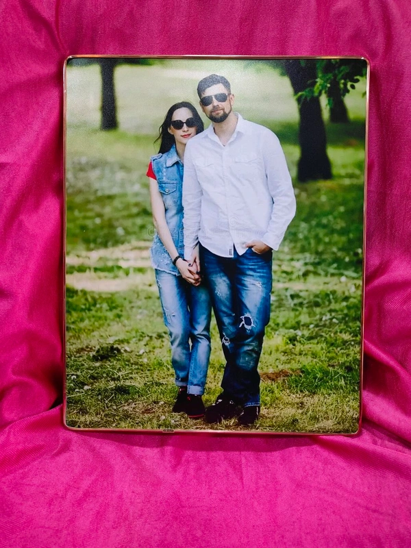 15x23" Inch  - Golden Beeding Photo Frame
