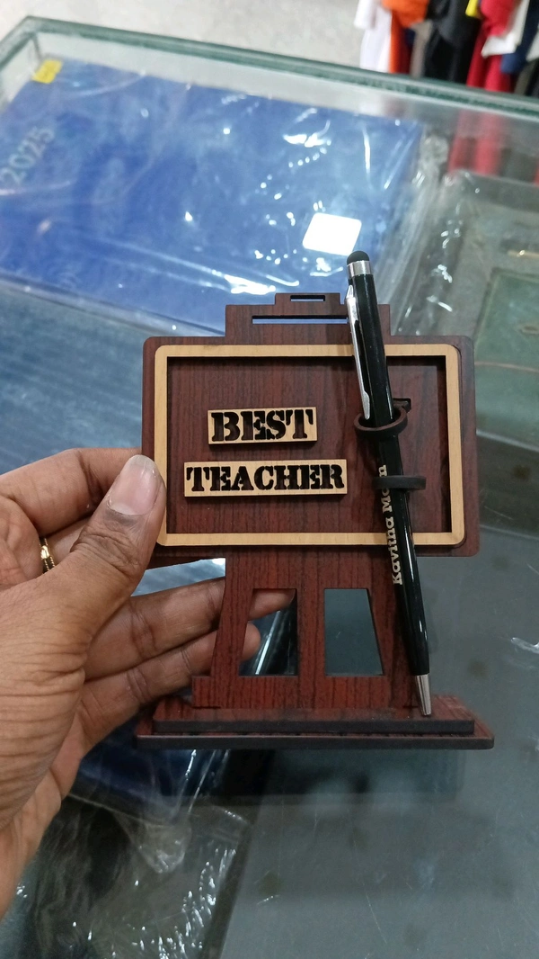 Best Teacher MDF frame With Pen