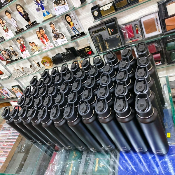 Pesonalised / Custom Name Engraved Stainless Steel Bottle