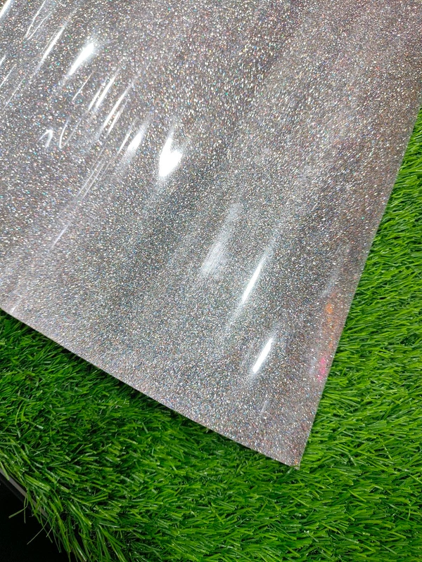 Glitter Silver Vinyl