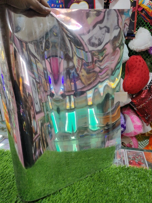 Reflective Steel Silver Vinyl