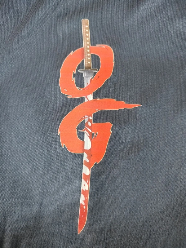 OG with Katana Sticker (Medium) for Tshirt Printing