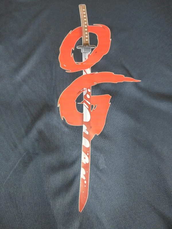 OG with Katana Sticker (Small) for Tshirt Printing