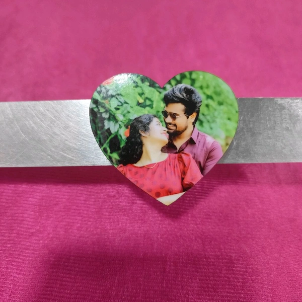 Mini MDF Fridge Magnet - Heart Shape